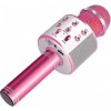 Karaoke MG Bluetooth Karaoke mikrofon s reproduktorem růžový