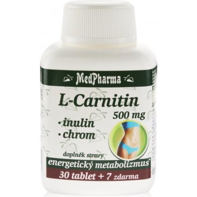 MedPharma L Carnitin 500 mg 37 tablet – Hledejceny.cz