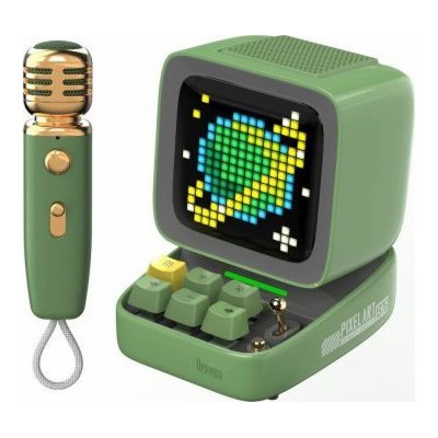 Divoom DITOO MIC Green Bluetooth Karaoke Reproduktor – Zboží Dáma