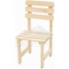 Zahradní židle a křeslo DEOKORK Masivní dřevěné zahradní křeslo z borovice dřevo 22 mm