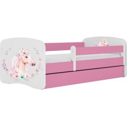 Kocot Kids Babydreams kůň růžová se šuplíky s matrací
