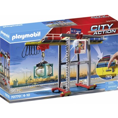 Playmobil 70770 portálový jeřáb s kontejnery – Zboží Dáma