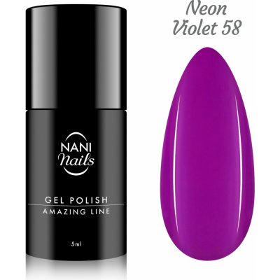 NANI Gel lak Amazing line Neon Violet 5 ml – Zboží Mobilmania