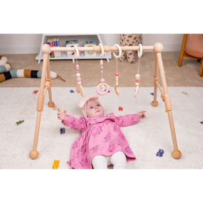 Joybex Dětská hrazdička POMPOM BG-002 – Zboží Dáma