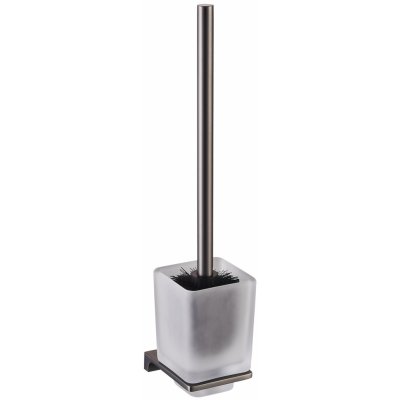 RAV Slezák WC štětka miska sklo metal grey WC doplněk NIL metal grey – Hledejceny.cz
