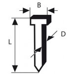 2608200512 Hřeb se zápustnou hlavou SK50 19G 1,2 mm, 19 mm, pozinkovaný Bosch – HobbyKompas.cz