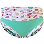 Gina dětské kalhotky klasické dívčí úzký bok šité s potiskem Disco XIX 20027P bílá levandulová – Sleviste.cz