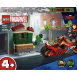 LEGO® Marvel 76287 Iron Man s motorkou a Hulk – Zboží Živě