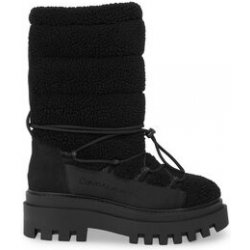 Calvin Klein Jeans Flatform Snow Boot Sherpa Wn YW0YW01195 Triple Black 0GT