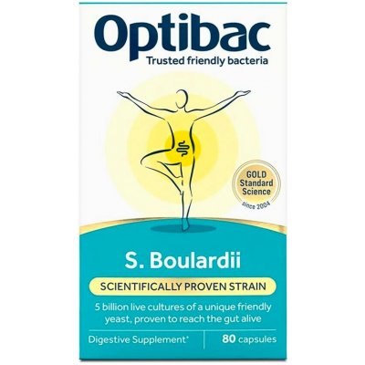 Optibac Saccharomyces Boulardii 80 kapslí – Hledejceny.cz