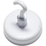 Háček magnetický feritový, tah 60N, M5x32mm, bílý lak