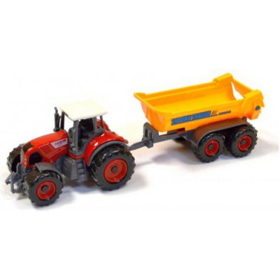 MaDe Farmářský set Traktor s vlečkou 21 cm – Zbozi.Blesk.cz