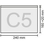 NONAME Obálka C5 transportní / průhledná 240 x 160 + 20 mm, bal / 100 ks – Zboží Živě