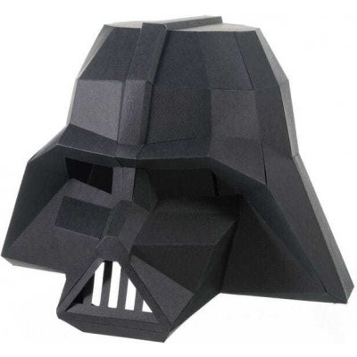 papírový model 3D maska Darth Vader