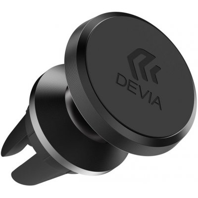 DEVIA magnetický držák do auta - do ventilační mřížky 360° otočný - černý; 330445 – Zboží Mobilmania