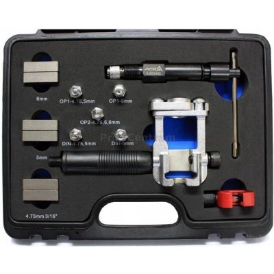 ASTA Pertlovací sada na brzdové trubky Satra 4,75 mm, 5 mm a 6 mm, A-ROG103 – Zboží Mobilmania