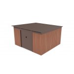 G21 Zahradní domek GRAH 1132 - 340 x 333 cm hnědý – Zboží Dáma
