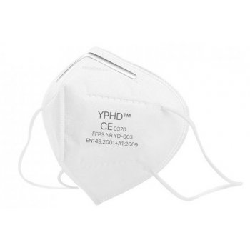 YPHD respirátor FFP3 univerzální bílá 5 ks