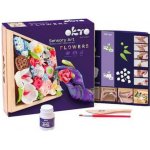 OKTO ROMANCE Výtvarná modelovacia sada DIY kvetiny s dreveným rámom 21x21 cm – Zboží Dáma