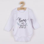 New Baby Body s potiskem Born in 2023 S potiskem Bílá – Hledejceny.cz