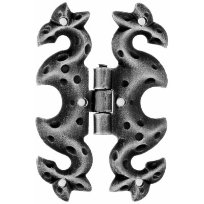 GALBUSERA Kovaný pant model 615 - antická černá, varianta A – Hledejceny.cz