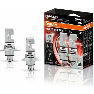 Osram 12V H4 NightBreaker LED SPEED +450% OSRAM, set 2ks | Zboží Auto