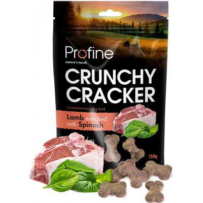 Profine Dog Crunchy Cracker Lamb enriched with Spinach 150 g – Zboží Mobilmania