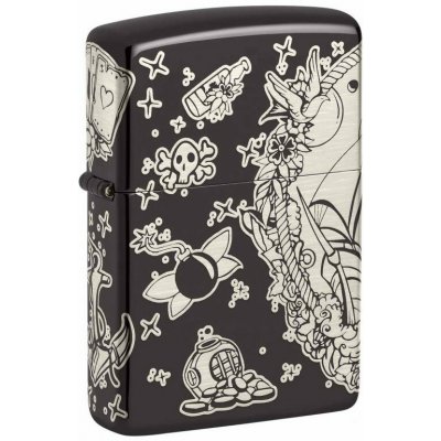 Zippo Benzínový Pirates Treasure Design – Hledejceny.cz