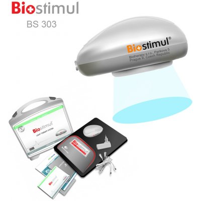 Biostimul BS 303 colour therapy modrá + cestovná taška + sieťový adaptér + PVC kufrík BS 303 modrá – Zboží Mobilmania