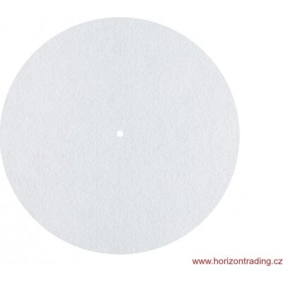 Dynavox Slipmate Neutral Anti-static PM2 White: Kvalitní tvarově stálý filcový slipmat