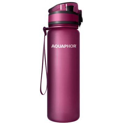 Aquaphor City 0,5 l tmavě červená + vložky 6 ks – Zboží Mobilmania