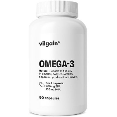 Vilgain Omega-3 16 mm 90 kapslí – Hledejceny.cz