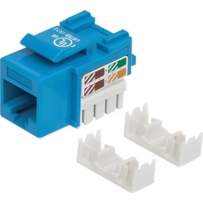 Intellinet Cat5e Keystone Jack, UTP, Blue, Punch-down – Hledejceny.cz