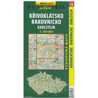 Mapa SHOCART č. 016 Křivoklátsko - turistická 1 : 50 000 – Zbozi.Blesk.cz