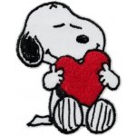 Nažehlovačka Snoopy se srdíčkem 7,5 x 5,5 cm Monoquick – Sleviste.cz