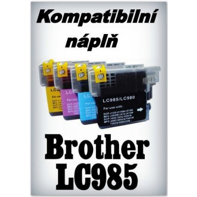 InkPower Brother LC985Bk - kompatibilní