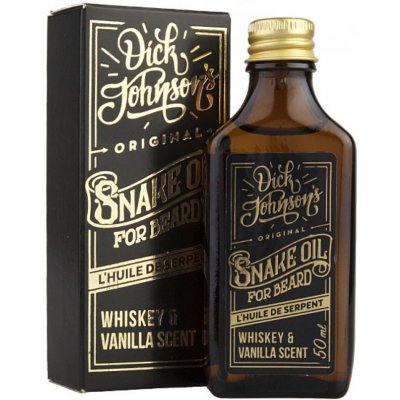 Dick Johnson Snake Oil Whiskey & Vanilla olej na vousy 50 ml – Zbozi.Blesk.cz