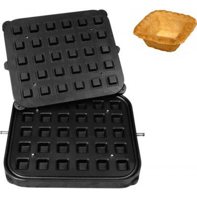 G.Gastro Formy pro stroj na tartaletky TMPIC - Tvar tartaletek: Čtvercové - 41x41 mm - Ø 25 mm - Výška: 16 mm - pro 30 tartaletek - D9783799 – Hledejceny.cz