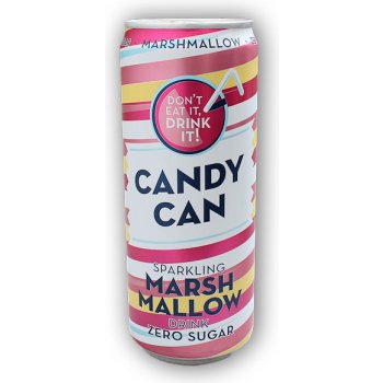 Candy Can Marshmallow sycená limonáda bez cukru s příchutí marshmallows 330 ml