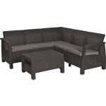 Allibert Zahradní set Corfu Relax Set grafit – Hledejceny.cz