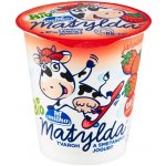 Milko Matylda Bio Tvaroh a smetanový jogurt jahoda 125 g – Hledejceny.cz