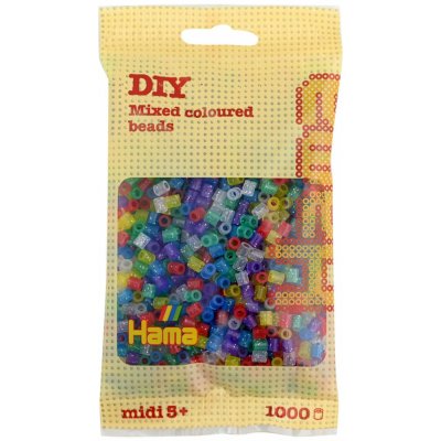 Hama Midi - korálky třpytivé 1000 ks – Zboží Dáma