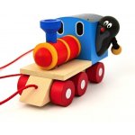 Detoa dřevěný vláček Krtek a mašinka – Zboží Dáma