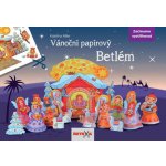 Betexa Vanoční papírový Betlém jednoduchá vystřihovánka – Zboží Dáma