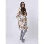 MKLuzkoviny.cz Beránková mikina mikroplyš Kočičí invaze – Zboží Dáma