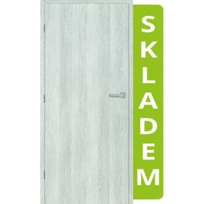 VILEN DOOR Interiérové Plné hladké dveře IDEAL Jasan šedý 80 x 197 cm – Zboží Mobilmania