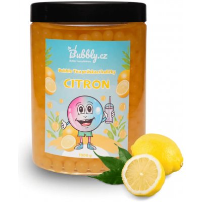 Domácí Bubble Tea z Bubbly.cz Práskací kuličky citron 1 kg – Zboží Dáma