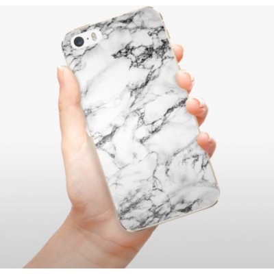 Pouzdro iSaprio White Marble 01 - iPhone 5/5S/SE – Zboží Mobilmania