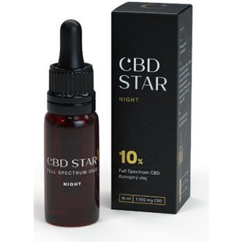 CBD Star Konopný CBD olej NIGHT 10% 10 ml