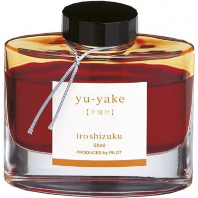 Pilot inkoust v lahvičce 50 ml. IROSHIZUKU Barva: Yu-Yake – Hledejceny.cz